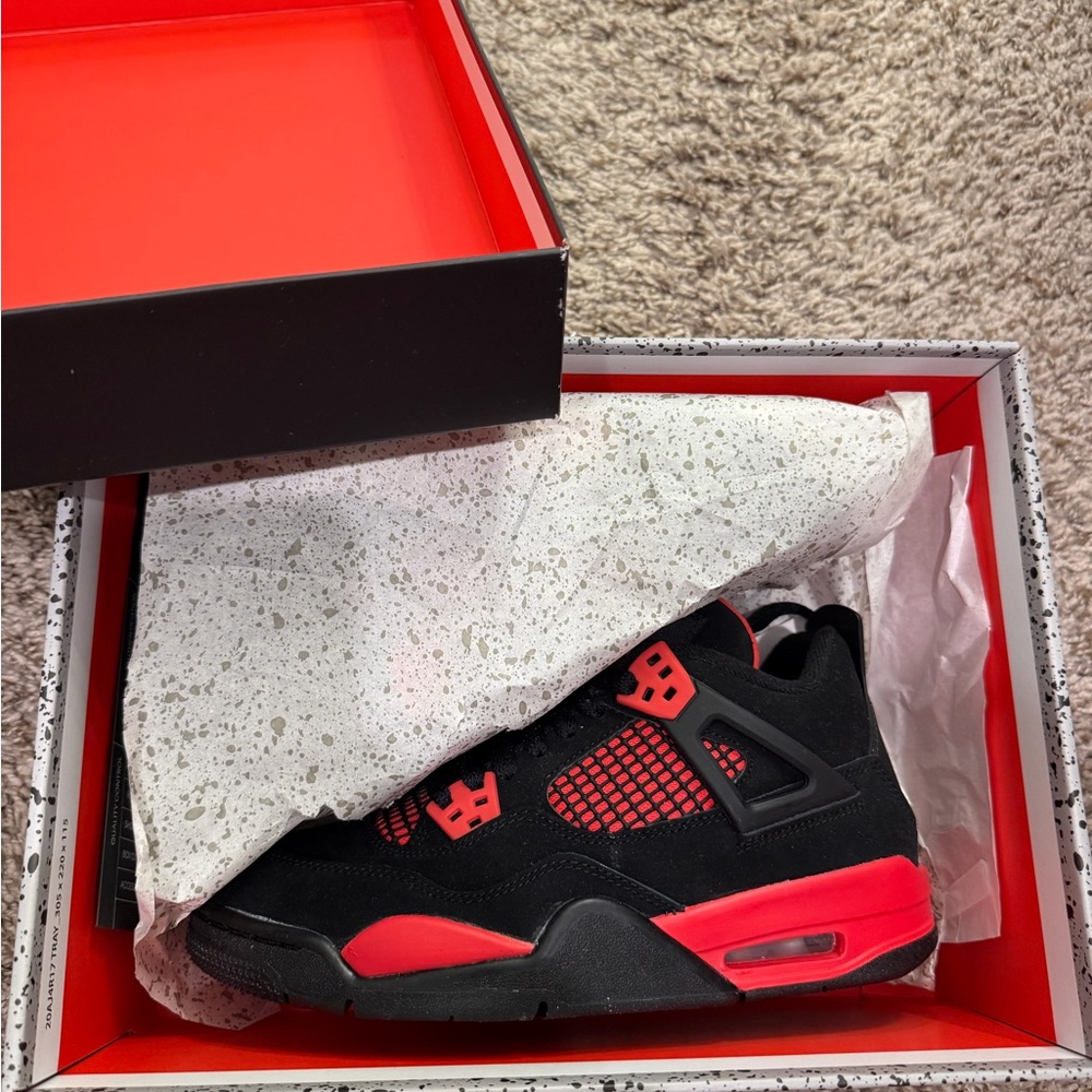 Black and Red Sneakers